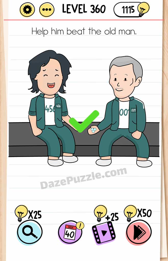 brain test level 360 answer
