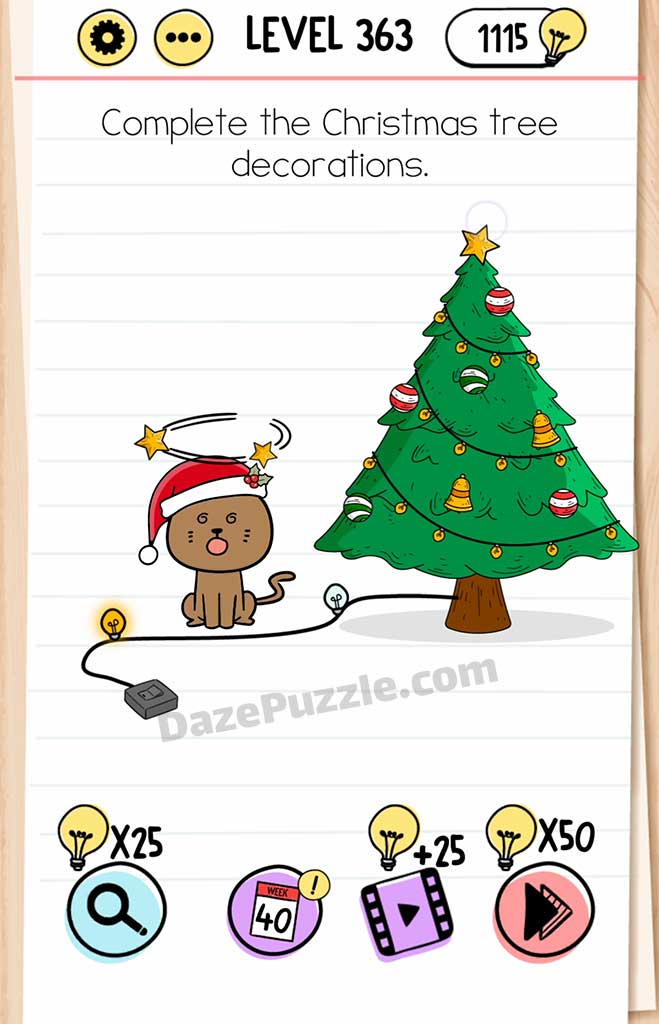 brain test level 363 answer