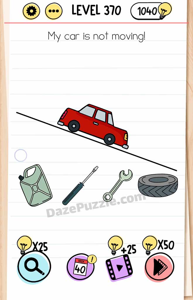 brain test level 370 answer