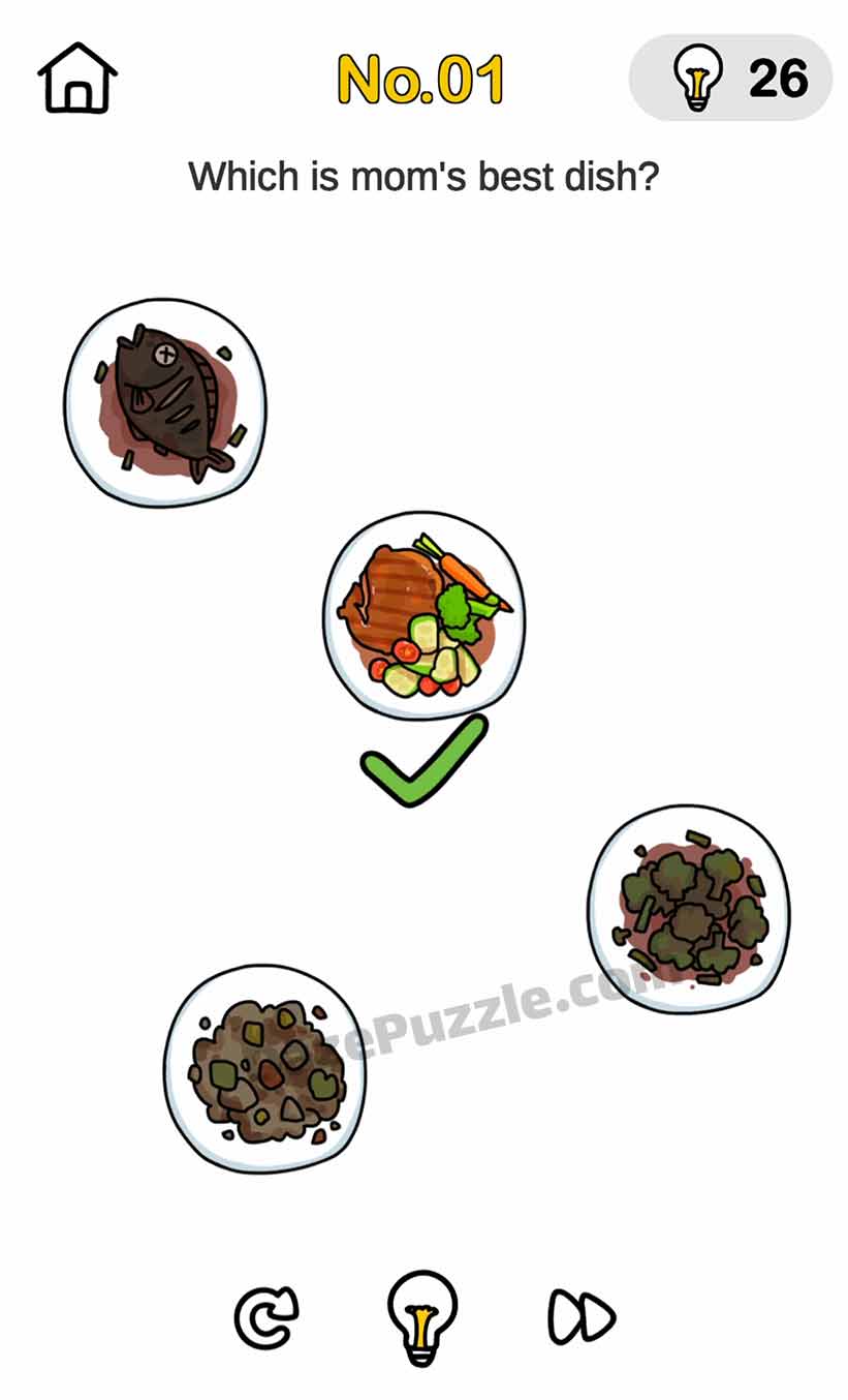 brain out help mom level 1 answer