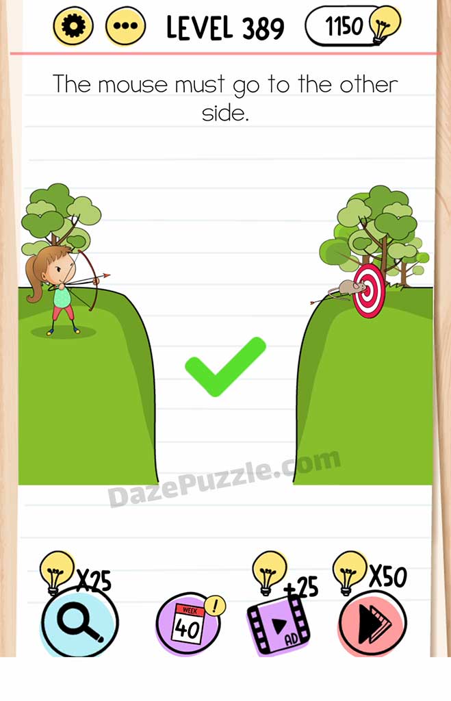 brain test level 389 answer