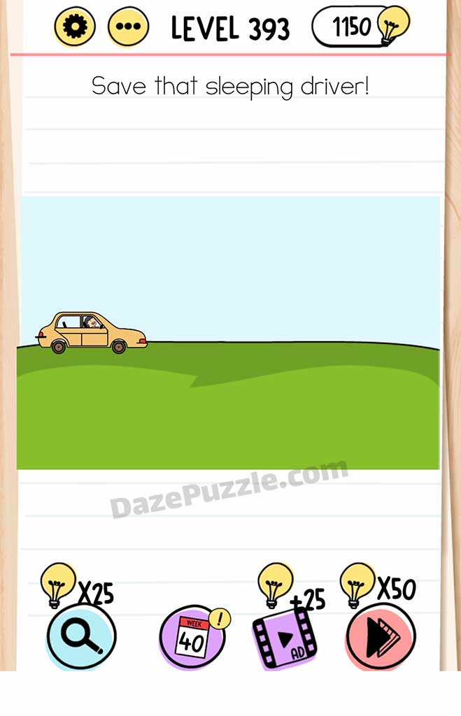 brain test level 393 answer