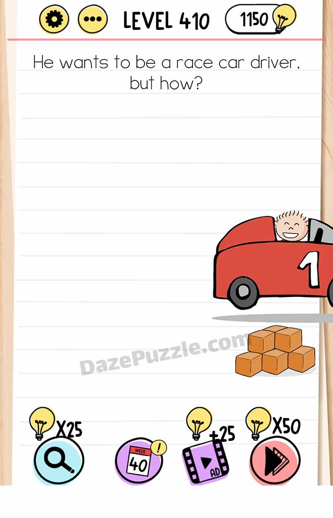 brain test level 410 answer