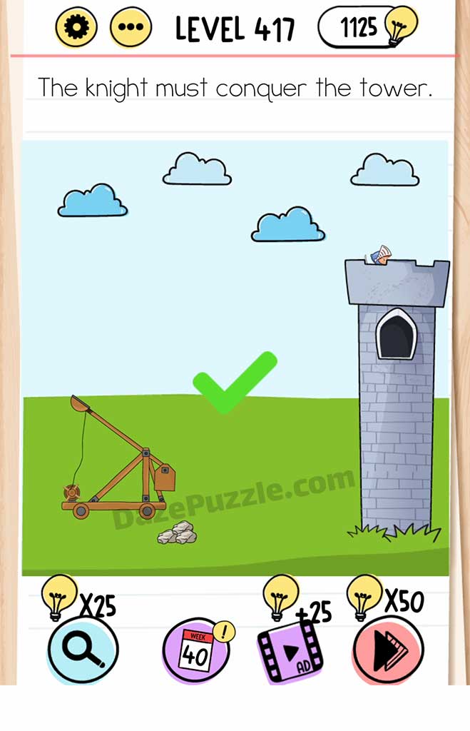 brain test level 417 answer