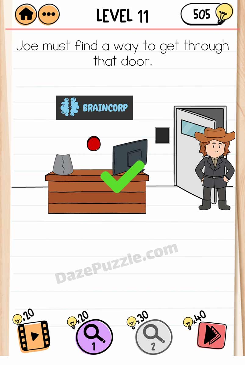 brain test 2 smith and joe vs professor bigbrain level 11 answer