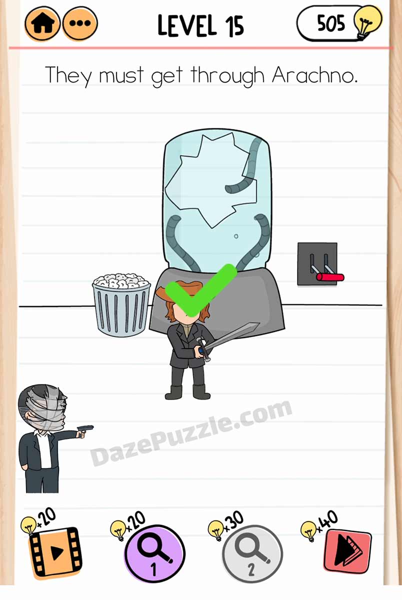 brain test 2 smith and joe vs professor bigbrain level 15 answer