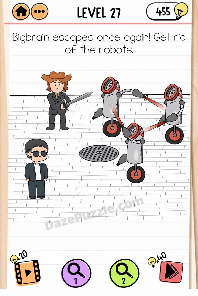 brain test 2 smith and joe vs professor bigbrain level 27 answer