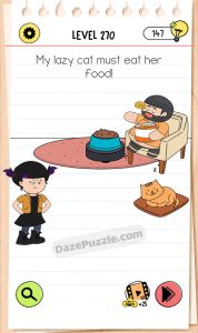 brain test 4 level 270 answer