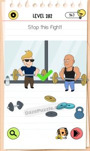 brain test 4 level 282 answer