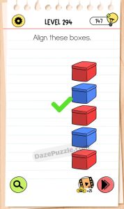 brain test 4 level 294 answer