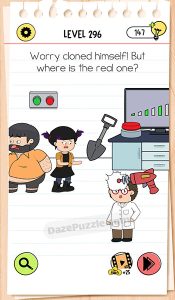 brain test 4 level 296 answer