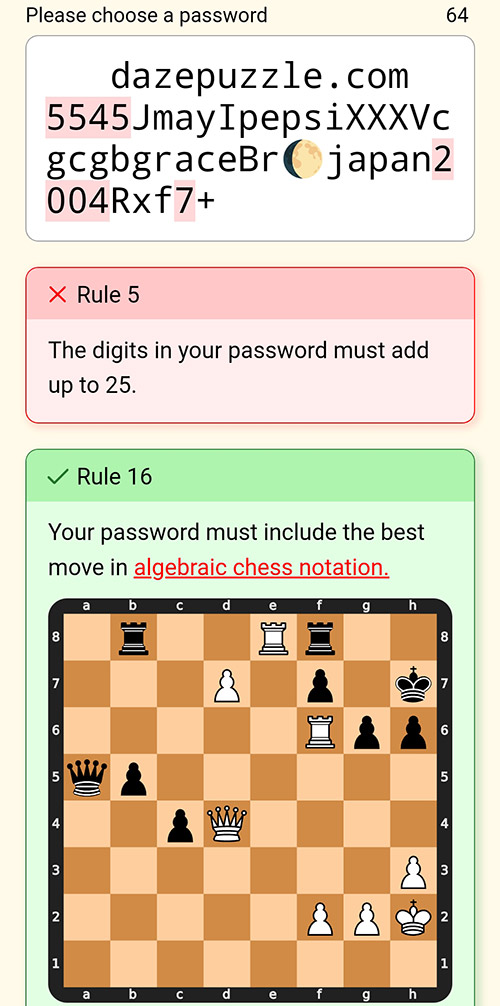 Password Game Rule 16