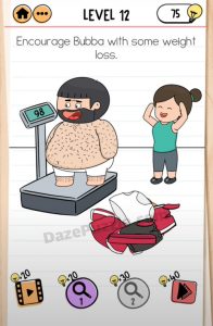 brain test 2 fitness with bubba level 12 answer