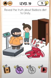 brain test 2 fitness with bubba level 19 answer