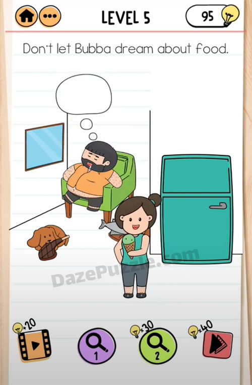 brain test 2 fitness with bubba level 5 answer