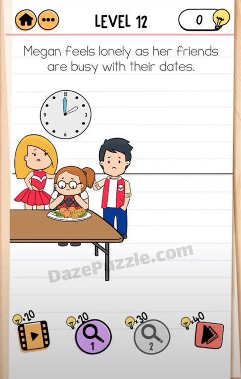 brain test 2 prom dates level 12 answer