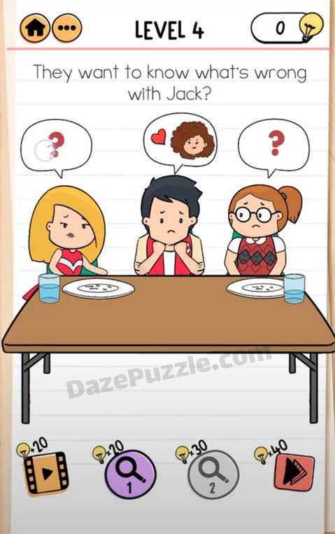 brain test 2 prom dates level 4 answer