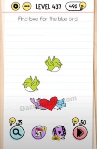 brain test level 437 answer