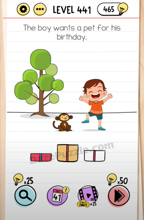 brain test level 441 answer