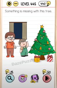 brain test level 445 answer