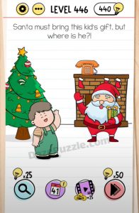 brain test level 446 answer