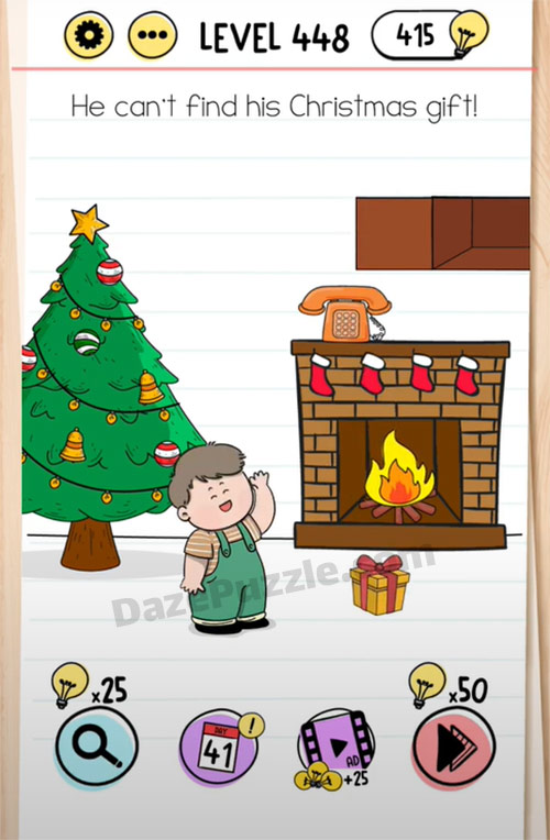 brain test level 448 answer