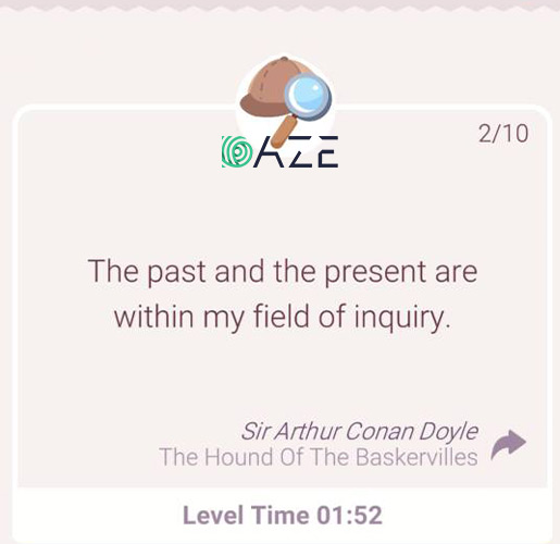 Cryptogram Sherlock Holmes 1 Level 2 Answer