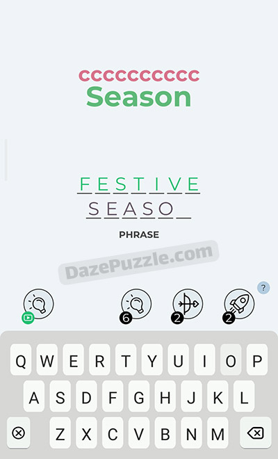 dingbats xmas level 14 answer