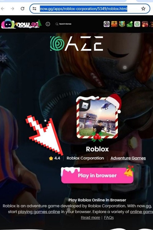 Now.gg roblox guideline 