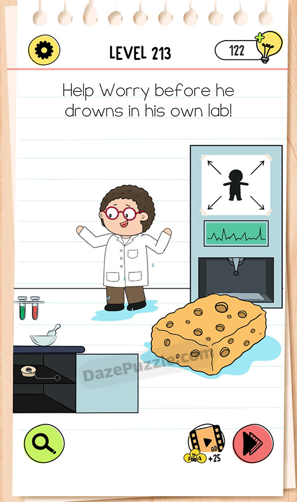 brain test 4 level 213 answer