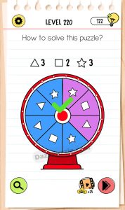 brain test 4 level 220 answer
