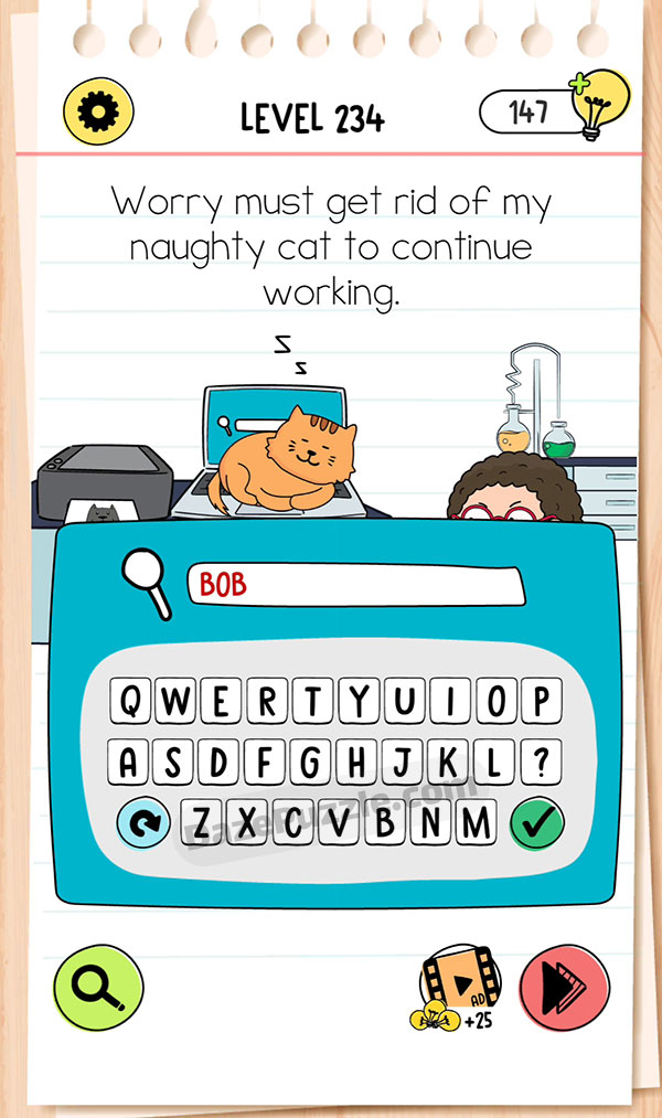 brain test 4 level 234 answer