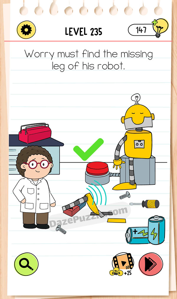 brain test 4 level 235 answer