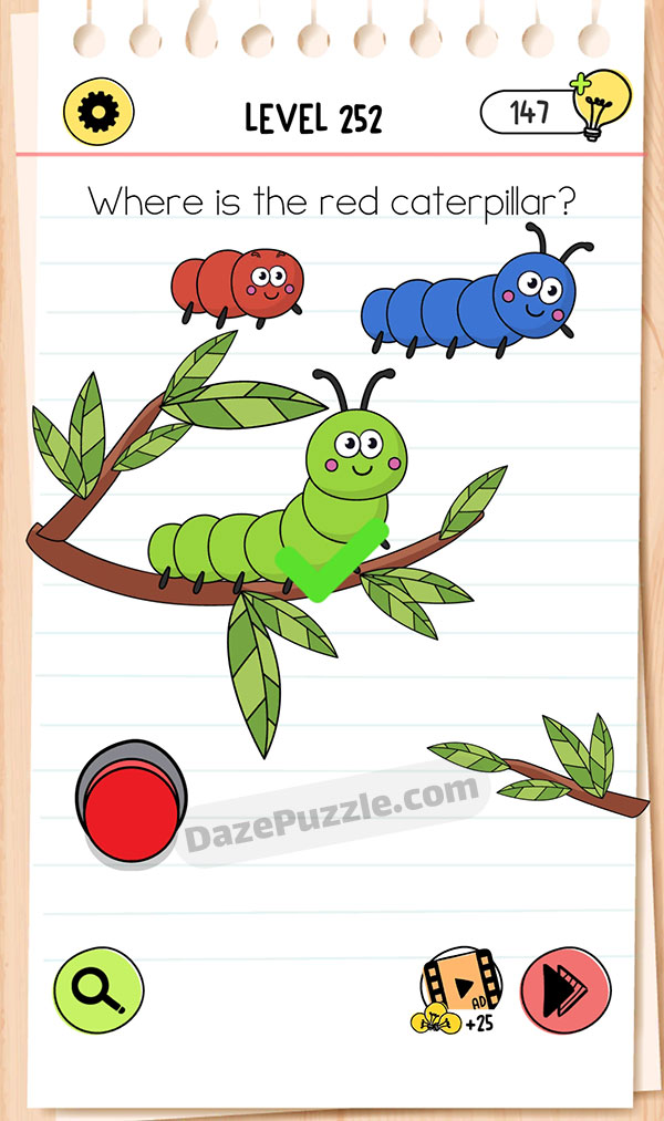 brain test 4 level 252 answer