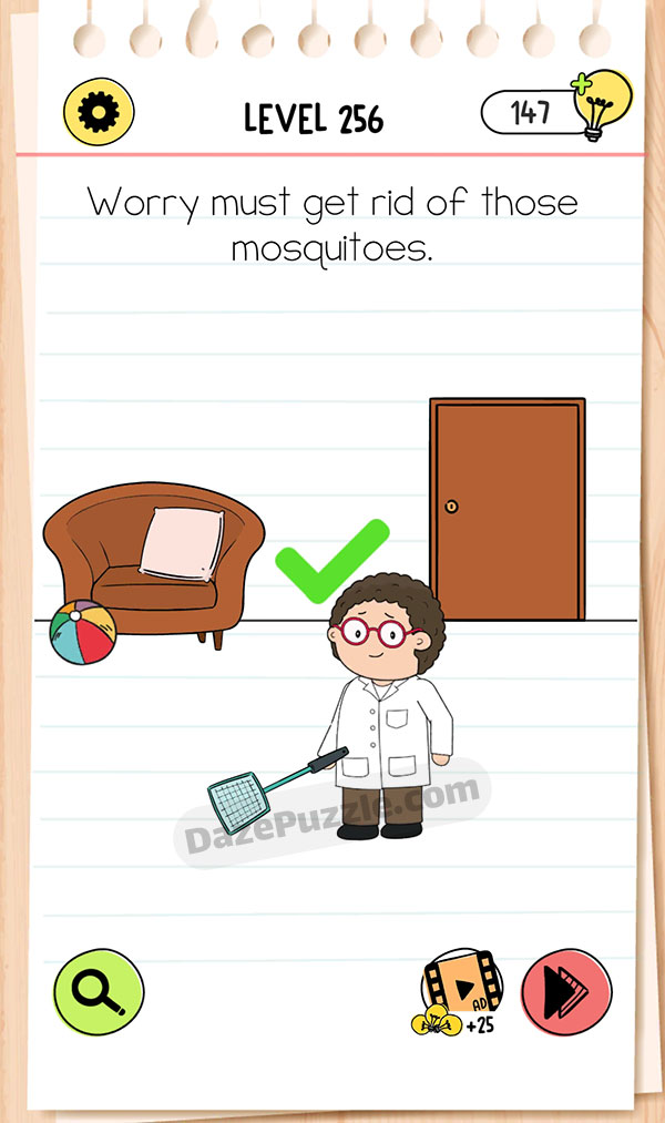 brain test 4 level 256 answer