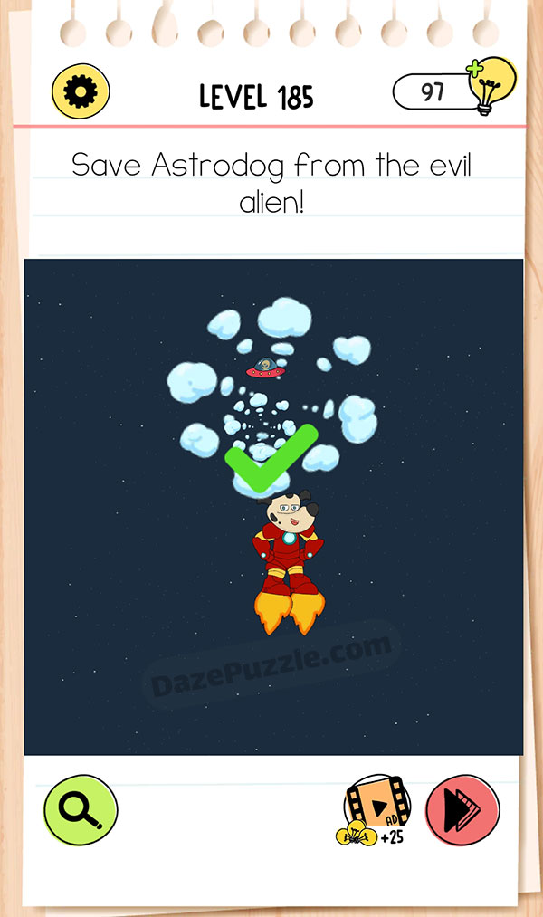 brain test 4 level 185 answer