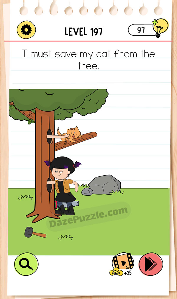 brain test 4 level 197 answer