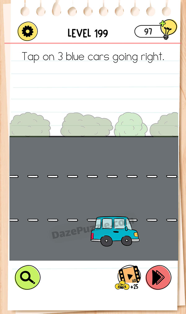 brain test 4 level 199 answer