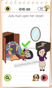 brain test 4 level 203 answer