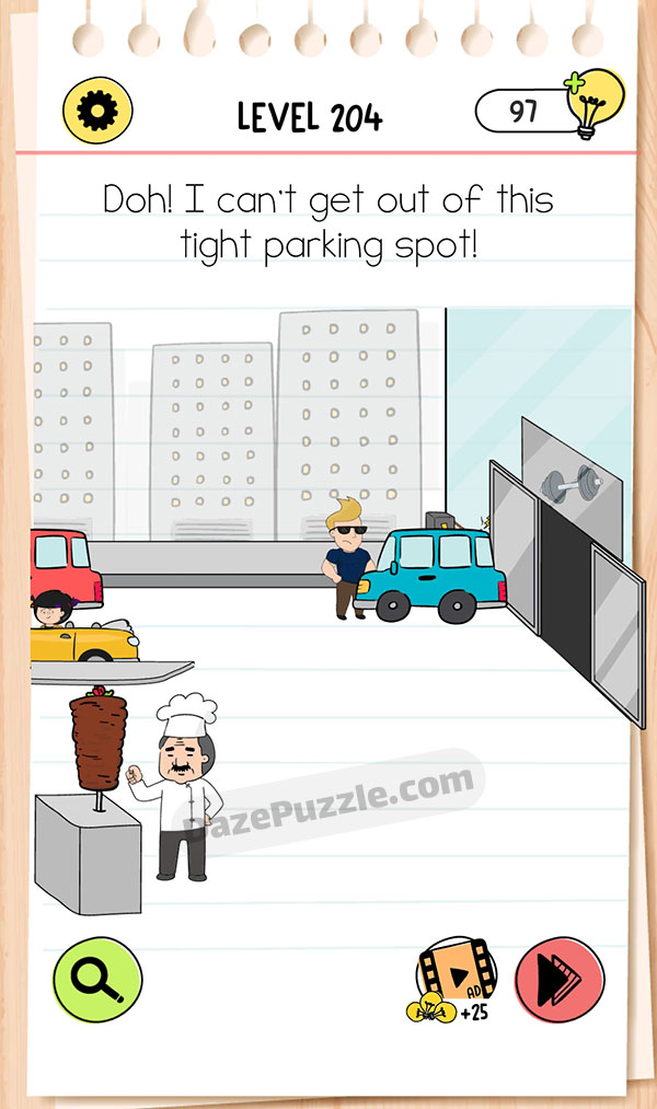brain test 4 level 204 answer