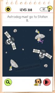 brain test 4 level 208 answer