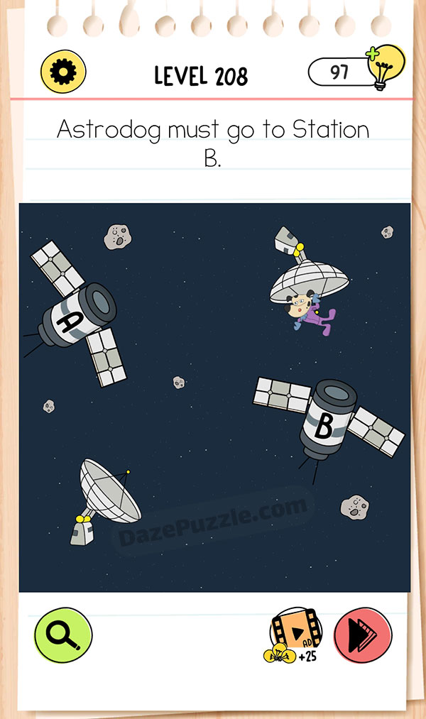 brain test 4 level 208 answer