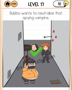 brain test 2 bubba needs friends level 17 answer