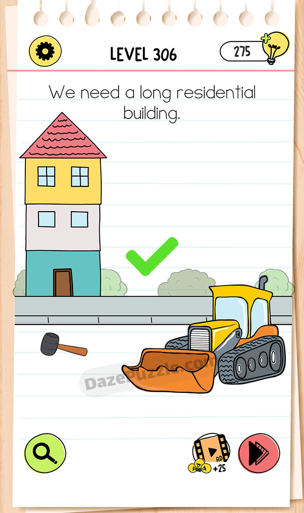 brain test 4 level 306 answer