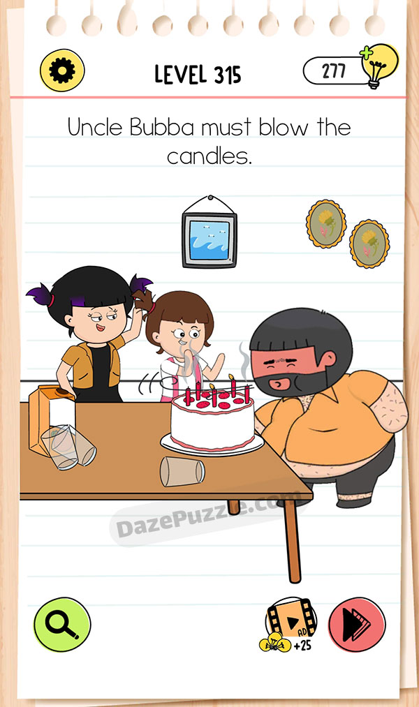 brain test 4 level 315 answer