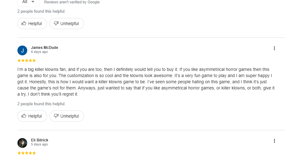 Killer Klowns from Outer Space: The Game James MCdude