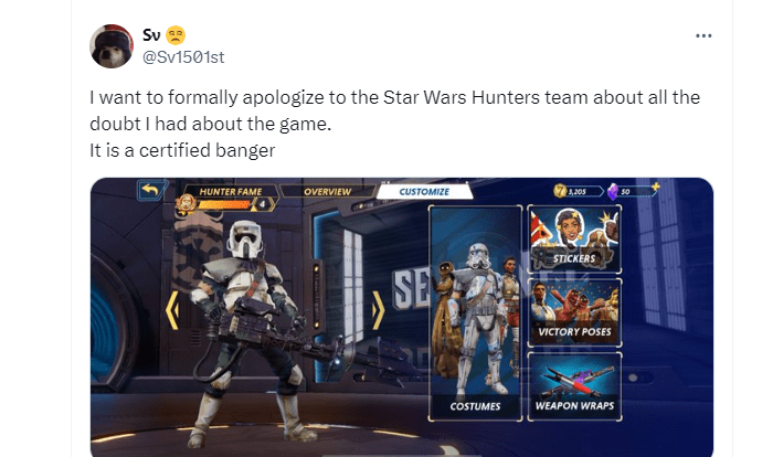 Star wars hunter review