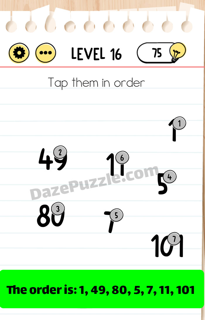 brain test level 16 new