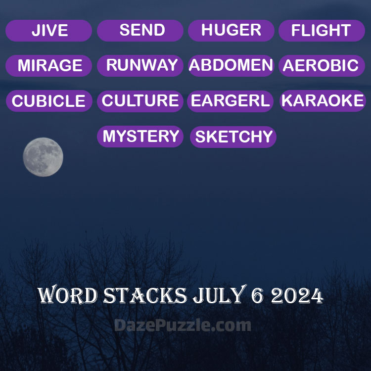 word stacks july 6 2024