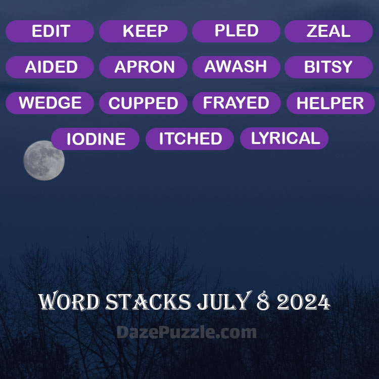 word stacks july 8 2024